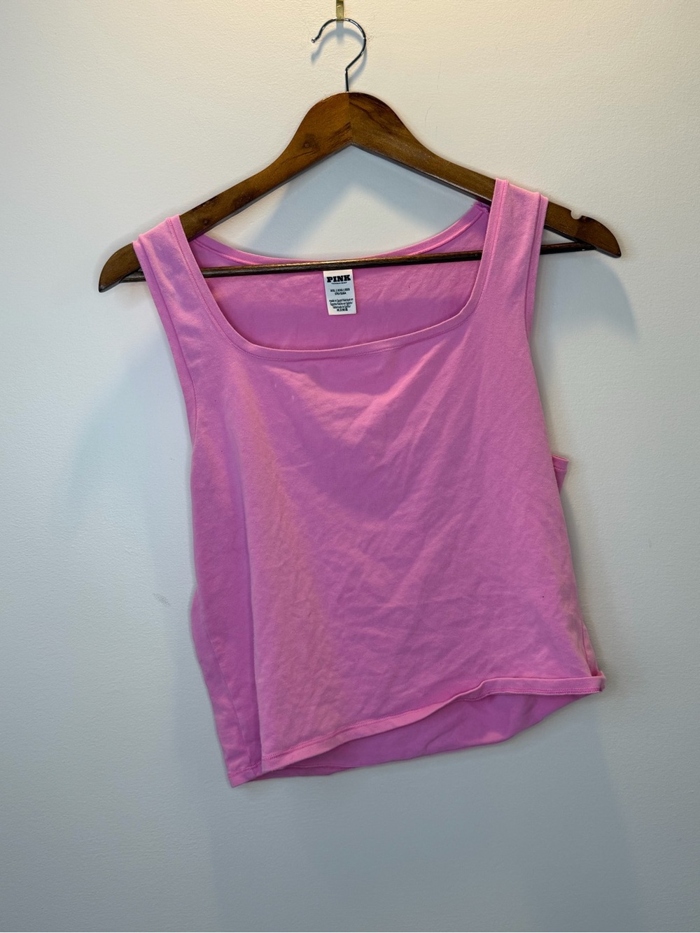 PINK Victoria's Secret Bright Pink Scoop Tank